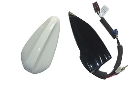 Multi-purpose shark fin antenna system